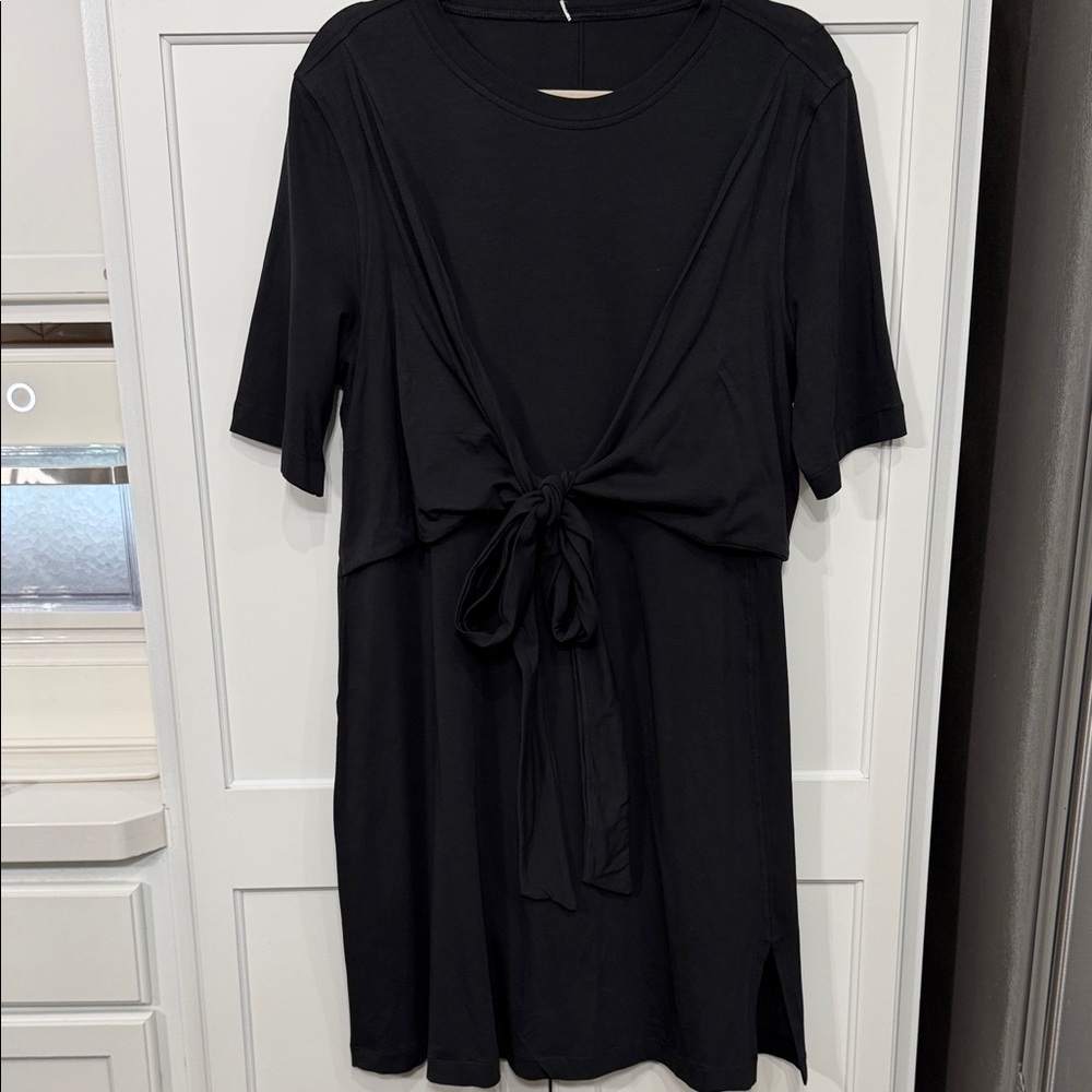 Lululemon Black Tie-Front Women’s Dress Size 12